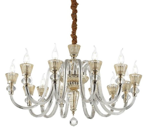 Ideal Lux Strauss SP12 lampadario classico di lusso E14 40W