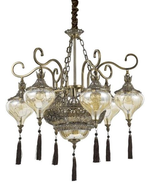Ideal Lux Harem SP9 lampadario classico per soggiorno E27 60W