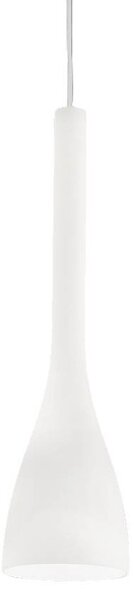 Ideal Lux Flut SP1 Small lampadario moderno in vetro soffiato e acidato E14 40W