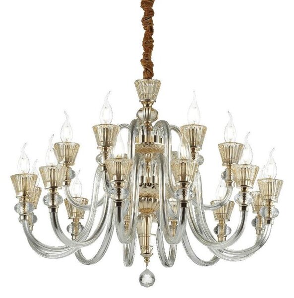 Ideal Lux Strauss SP18 lampadario classico di lusso E14 40W