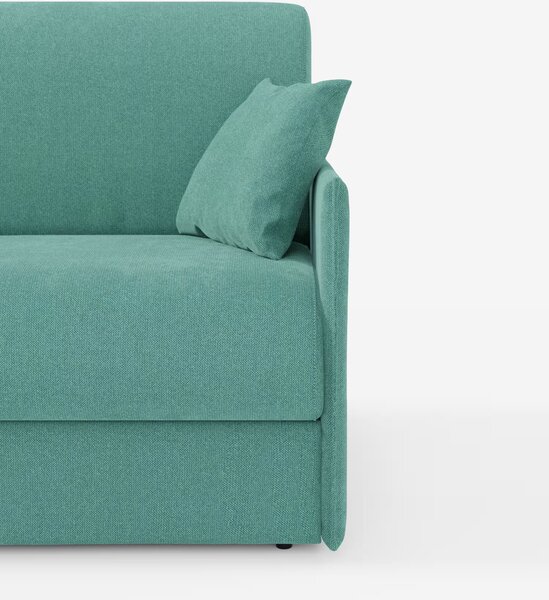 Evans divano letto matrimoniale sfoderabile - design compatto e vano p