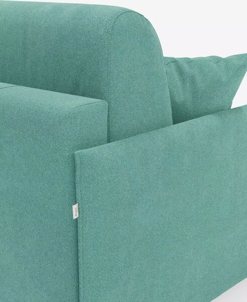 Evans divano letto matrimoniale sfoderabile - design compatto e vano p