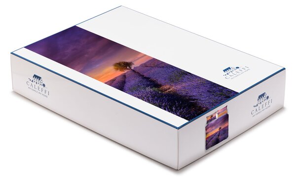 Copripiumino Con Federe MATRIMONIALE Lavender-sunset UNICA Cotone Caleffi
