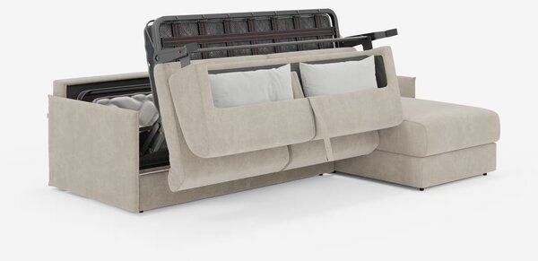 Evans Divano letto angolare con penisola contenitore - design compatto
