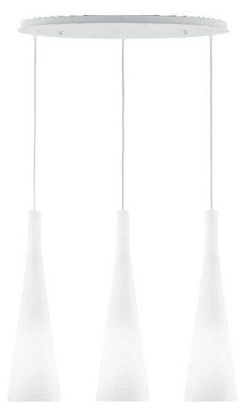 Ideal Lux Milk SP3 lampadario moderno da cucina a 3 luci