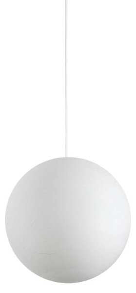 Ideal Lux Carta SP1 D40 lampadario a palla moderno colore bianco effetto carta E27 25W