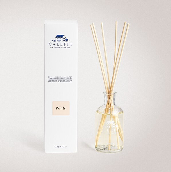 Diffusore A Bastoncino 100 ML White (latte&ambra) WHITE Caleffi