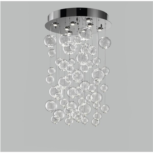 Bolero Metal lux plafoniera moderna altezza 110 cm
