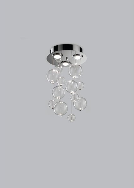 Bolero Metal lux plafoniera moderna diametro 30 cm
