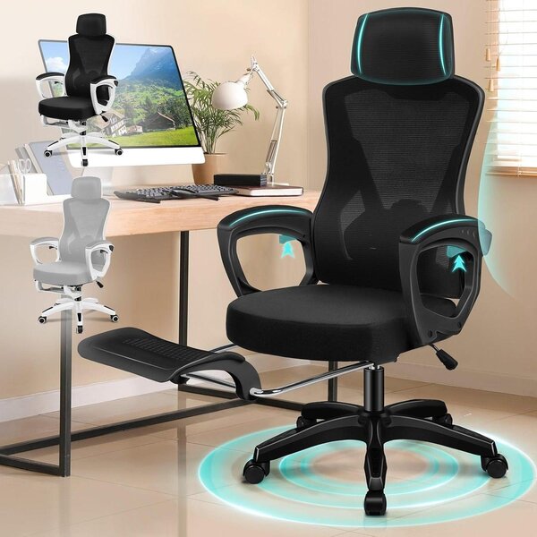 Sedia ergonomica da ufficio - Sedia da ufficio - Sedia da gaming - Sedia da lavoro - Sedia da studio - Schienale alto