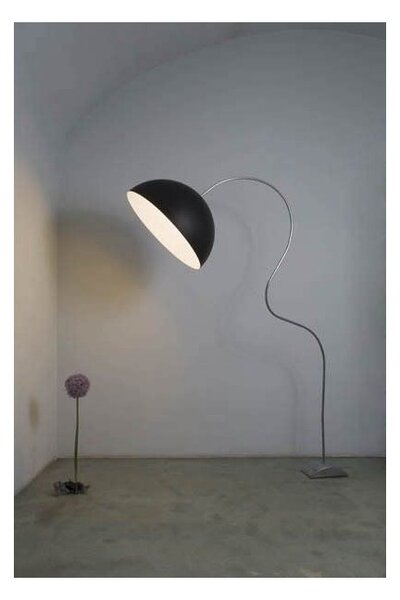 In-Es Artdesign Mezza Luna piantana curva con diffusore bicolore