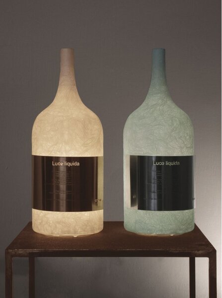 In-Es Artdesign Luce Liquida 1 lampada da tavolo moderna colorata