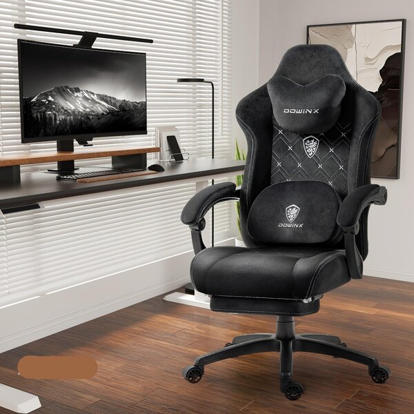 Sedia da gaming - Sedia per videogiochi - Sedia da ufficio - Sedia da corsa - Sedia confortevole - Seduta ergonomica con molle insacchettate