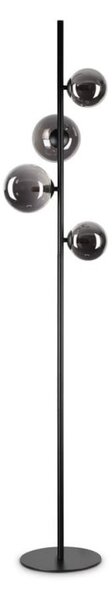 Ideal Lux Perlage PT4 lampada da terra a 4 luci - fumè