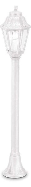 Ideal Lux Dafne Pt1 lampione classico da giardino bianco