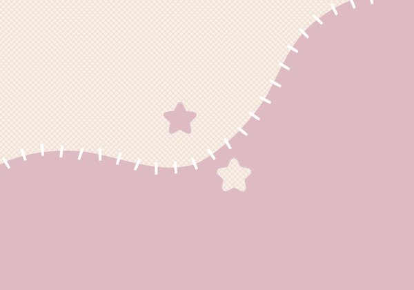 Carta da parati Tessuto rosa e bianco con stelle, Carta da parati lastrazione, Carta da parati popolare, t00733 - Tapeko.it