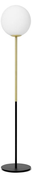 Miloox Jugen 1744.62 lampada da terra oro spazzolato e nero E27