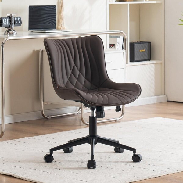 Sedia ergonomica da ufficio - Sedia da ufficio con rotelle - Sedia girevole - Sedia da lavoro - Sedia per computer