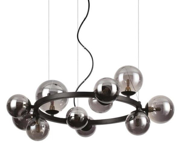 Ideal Lux Perlage SP11 lampadario sospensione per salone - Fumè
