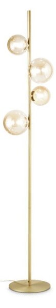 Ideal Lux Perlage PT4 lampada da terra a 4 luci - Ambra