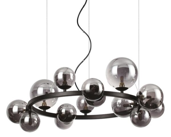 Ideal Lux Perlage SP14 lampadario soggiorno - Fumè