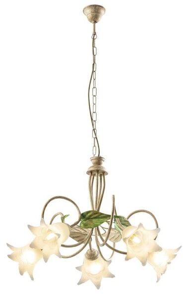 Rossini Cilea CIL102AV lampadario 5 luci classico
