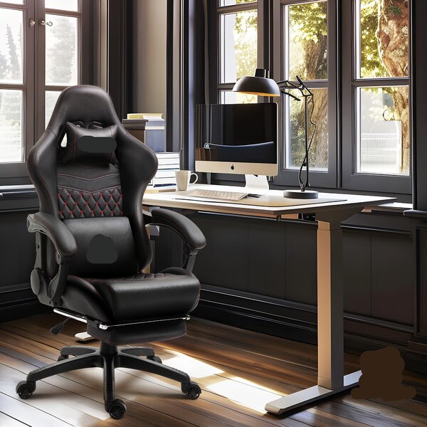 Sedia ergonomica da ufficio - Sedia da gaming - Sedia da ufficio regolabile in altezza - Sedia da ufficio girevole