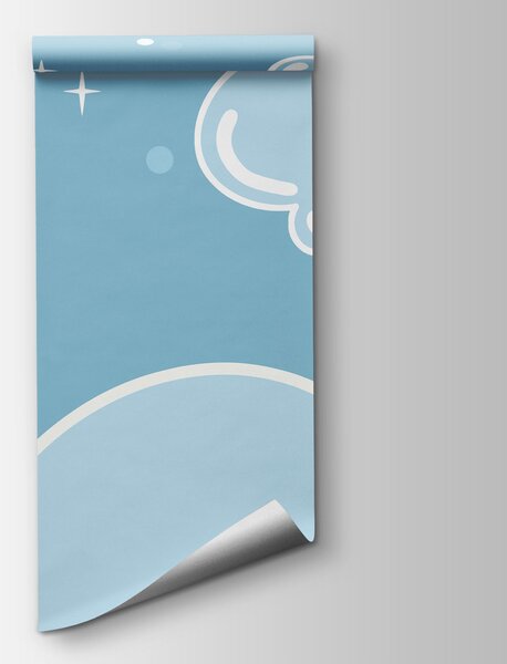Carta da parati Cielo azzurro con nuvole, Carta da parati Cielo, Carta da parati popolare, t00736 - Tapeko.it