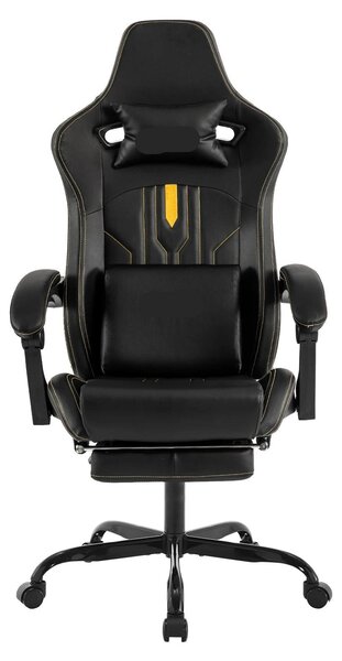 Sedia da gaming - Sedia per videogiochi - Sedia da ufficio - Sedia per computer - Sedia da gaming ergonomica - Sedia da ufficio in ecopelle