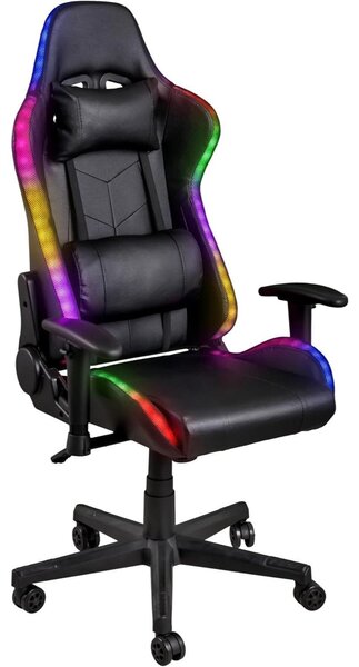 Sedia da gaming - Sedia da ufficio - Sedia per videogiochi - Pouf - Sedia da lavoro - Schienale regolabile a 180°