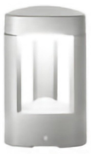 Gea Luce GES483 lampioncino da esterno grigio metallizzato