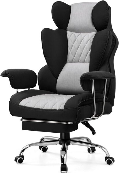 Sedia ergonomica da ufficio - Sedia da gaming - Sedia da ufficio - Sedia da lavoro - Sedia con supporto lombare