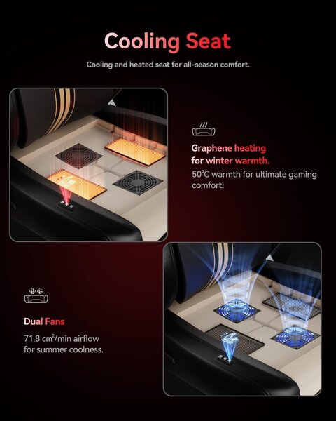 Sedia da gaming AutoFull M6 Ultra, dotata di funzione massaggio, braccioli regolabili a 720°, supporto lombare con tracciamento automatico e design ergonomico