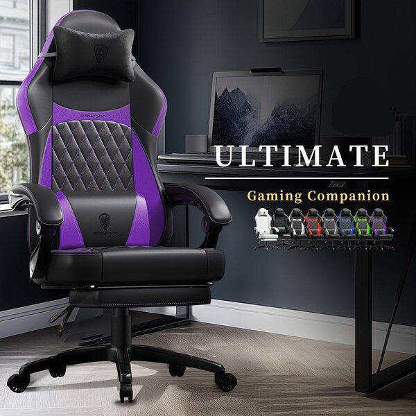 Sedia da gaming - Sedia da ufficio - Sedia ergonomica per videogiochi - Acciaio inossidabile