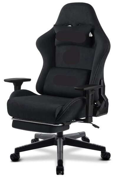 Gamestoel - Sedia da ufficio ergonomica - Sedia confortevole - Sedia da ufficio con poggiapiedi