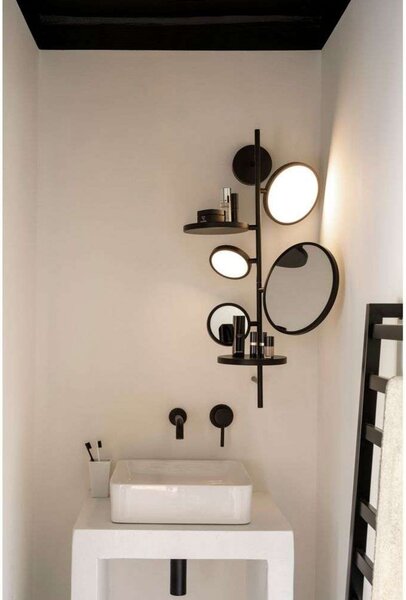 Applique da parete DCW, Nero, Bagno, Metallo