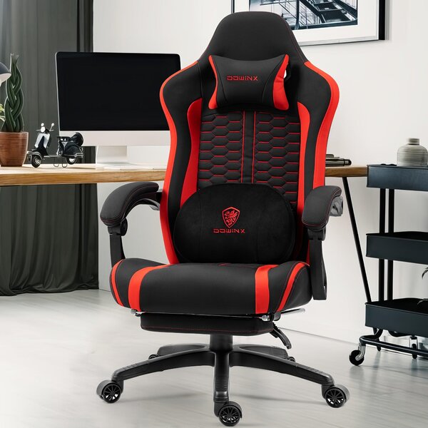 Sedia da ufficio ergonomica - Sedia confortevole - Sedia da ufficio con poggiatesta - Sedia girevole per ufficio