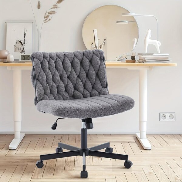Sedia da ufficio – Sedia girevole ergonomica con seduta in memory foam e altezza regolabile