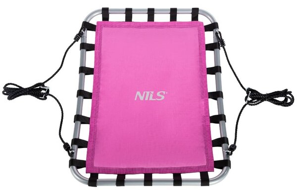 Altalena per bambini rettangolare colore rosa