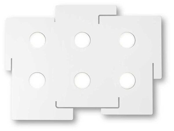 Ideal Lux Totem PL6 plafoniera moderna per salone