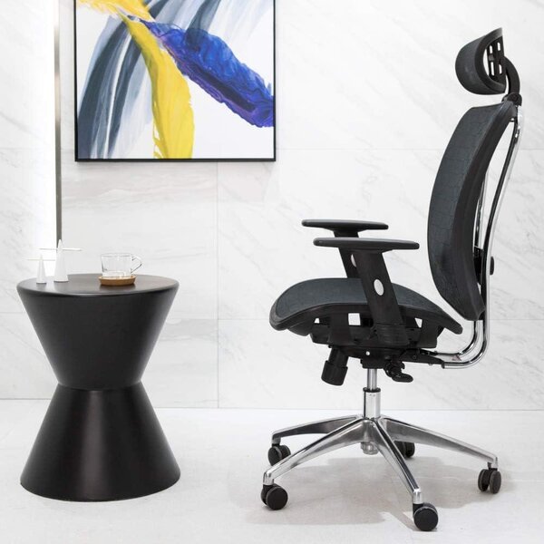 Sedia da ufficio - Sedia per computer - Sedia da lavoro - Sedia da ufficio ergonomica - Sedia da ufficio - Supporto lombare regolabile