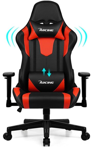 Sedia da gaming - Sedia da ufficio - Sedia per videogiochi - Sedia da lavoro - Sedia girevole - Design ergonomico