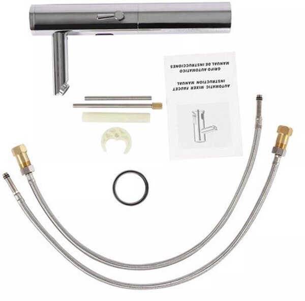 Rubinetto per lavabo – Automatico, senza contatto – 34,5 cm – Acciaio inossidabile, sensore a infrarossi