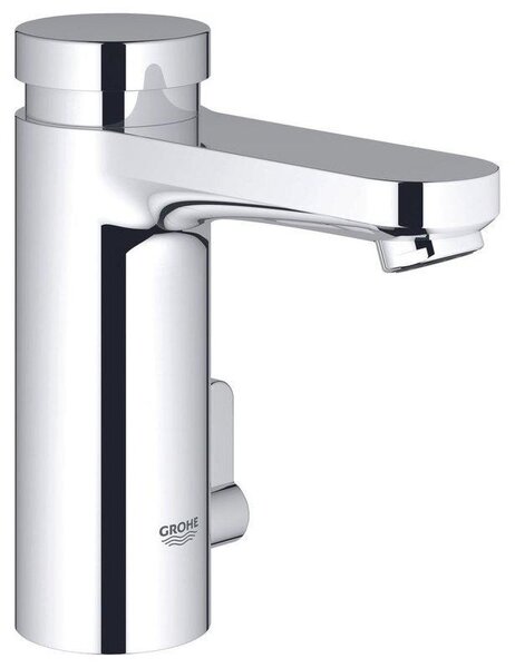 Rubinetto per lavabo – Rubinetto da bagno con chiusura automatica – Miscelatore a risparmio idrico – Finitura cromata
