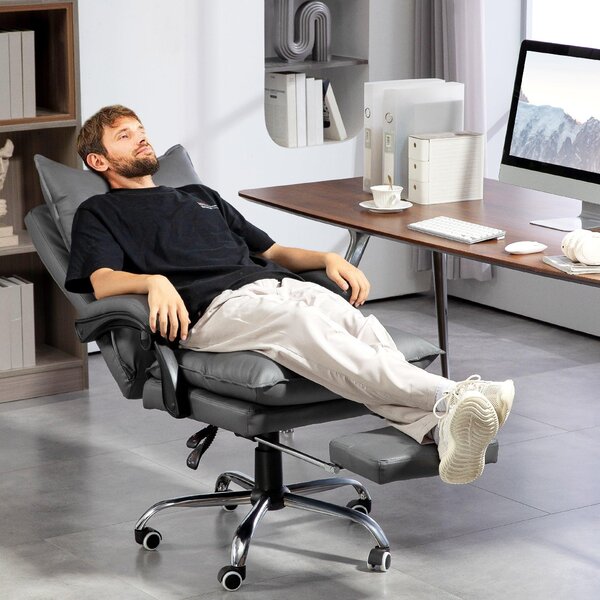 Sedia ergonomica da ufficio - Sedia da scrivania - Sedia da lavoro - Sedia per ufficio - Sedia per computer - Altezza regolabile: 55-63 cm