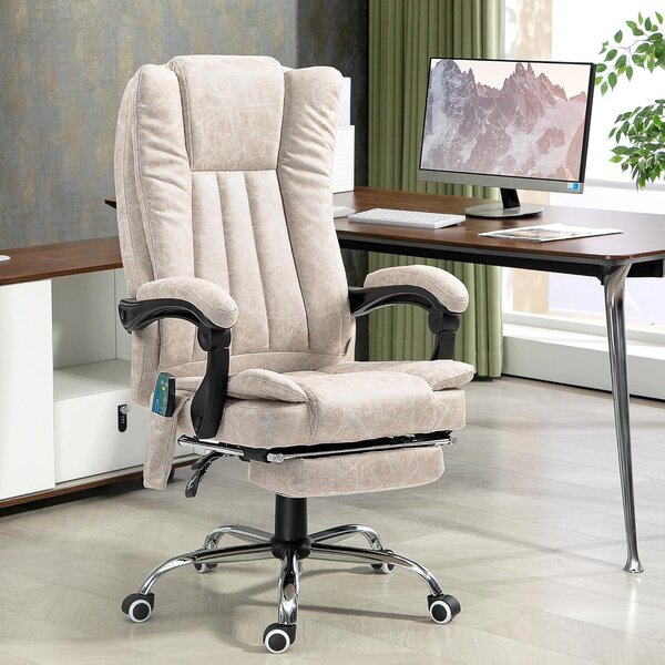 Sedia da ufficio con massaggio - Sedia da ufficio - Sedia ergonomica - Sedia da lavoro - Sedia girevole - Massaggio vibratorio a 6 punti