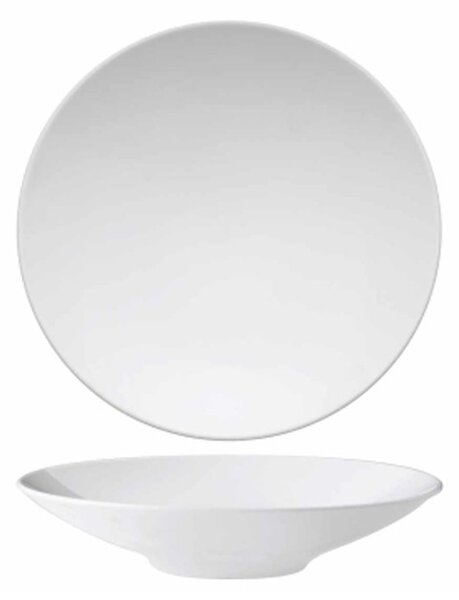 Essentia Coup Piatto Fondo 26,4 cm Set 6 Pz In Porcellana Bianco