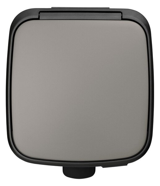 Cestino per la spazzatura grigio in acciaio con pedale 30 l Bo – Brabantia