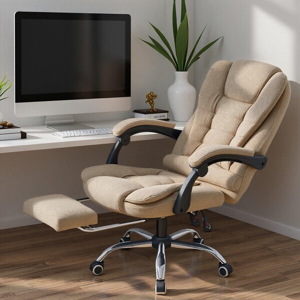 Sedia da ufficio - Sedia ergonomica - Sedia per ufficio - Sedia girevole - Sedia da ufficio con braccioli pieghevoli