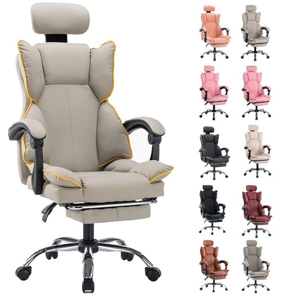Sedia da ufficio - Sedia per ufficio - Sedia da gaming - Sedia girevole - Sgabello da scrivania - Supporto lombare ergonomico